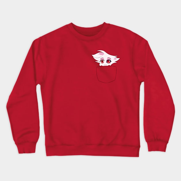 Angel in Your Pocket Crewneck Sweatshirt by Keaderi